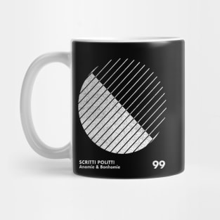 Anomie & Bonhomie / Scritti Politti / Minimalist Graphic Artwork Design Mug